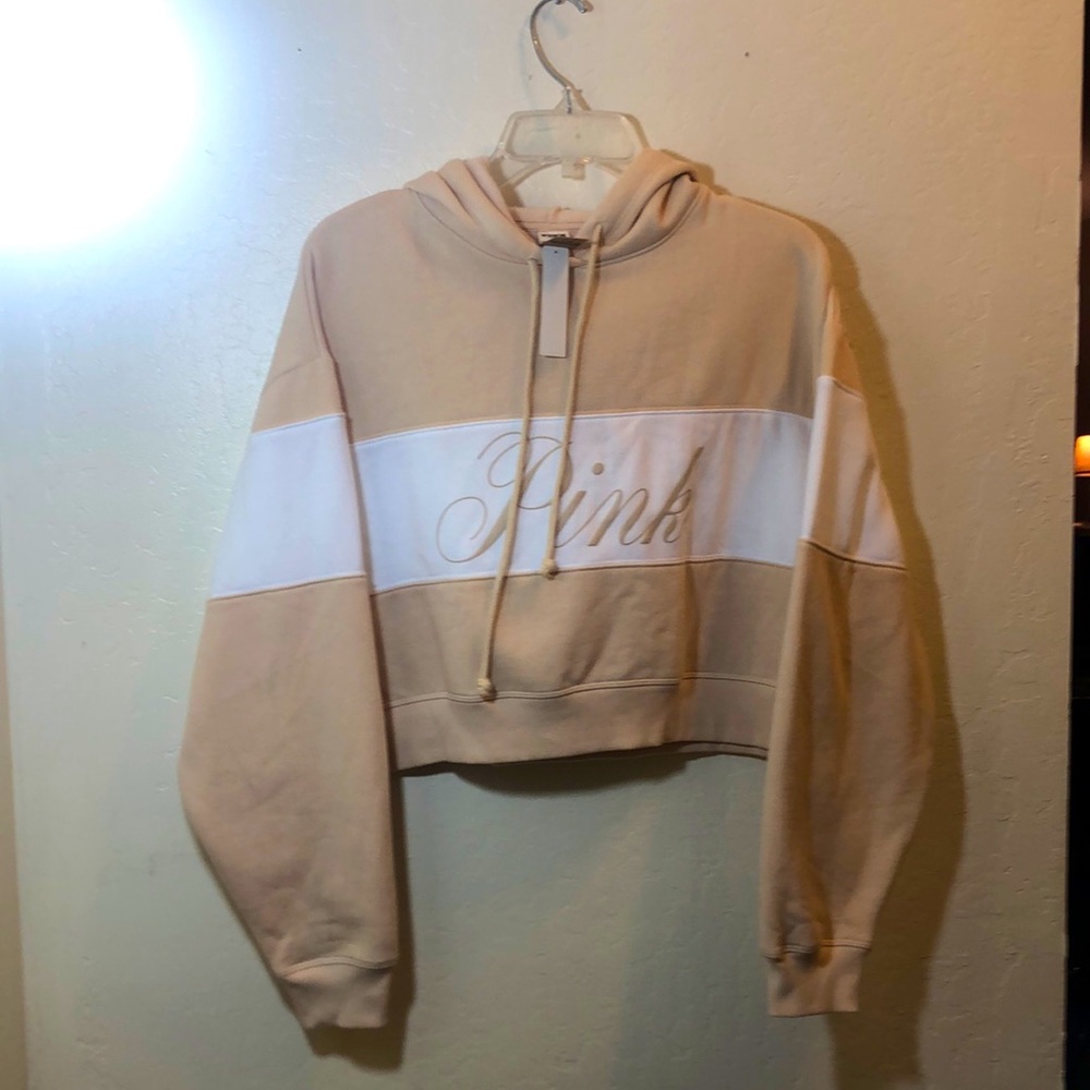 NWT Pink Victoria Secret Hoodie Size XS.